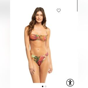 Onia Alessia Bikini Top | Rhubarb